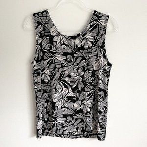Chicos "travelers" printed convertible Tank Top- NWT